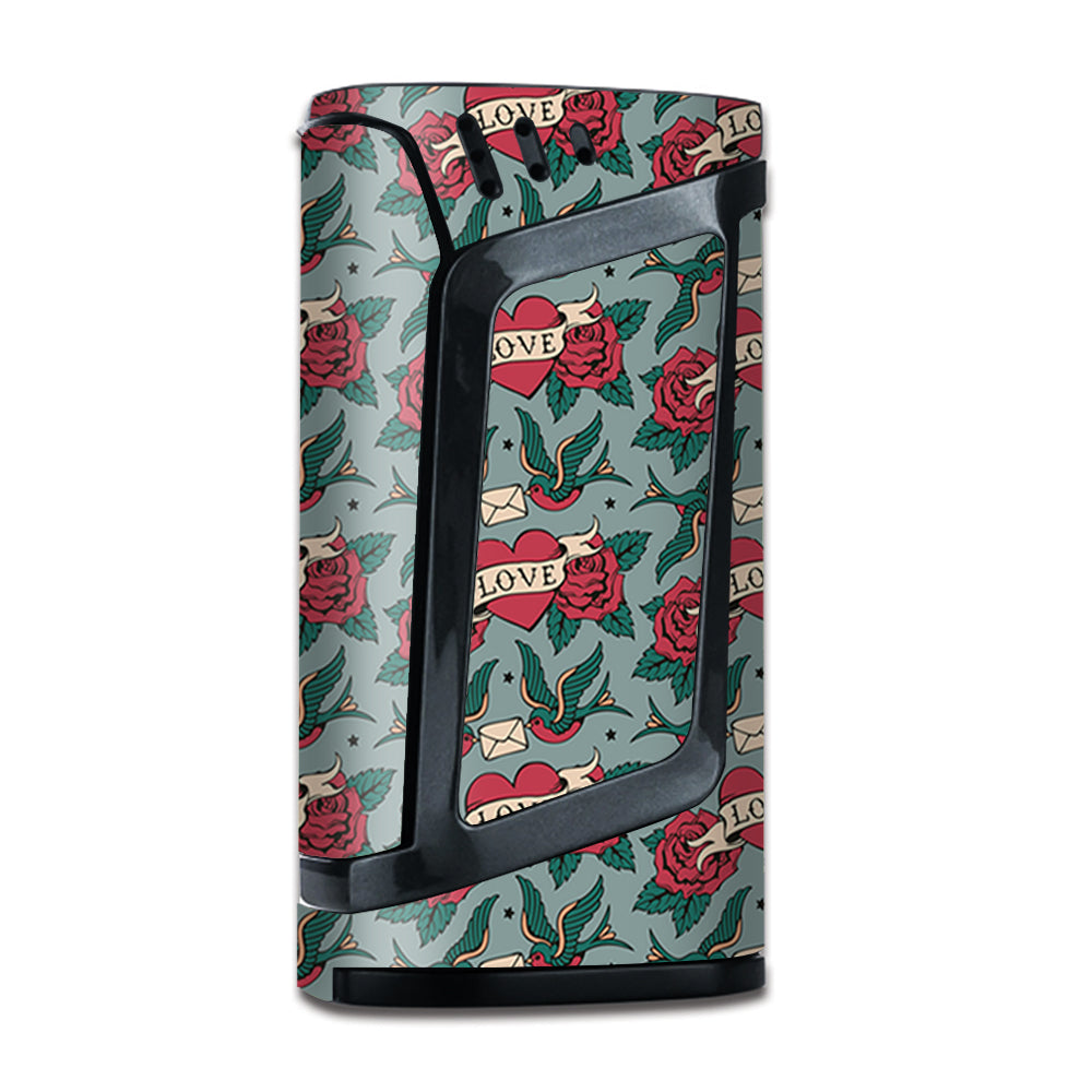  Love Heart Roses Birds Smok Alien Skin