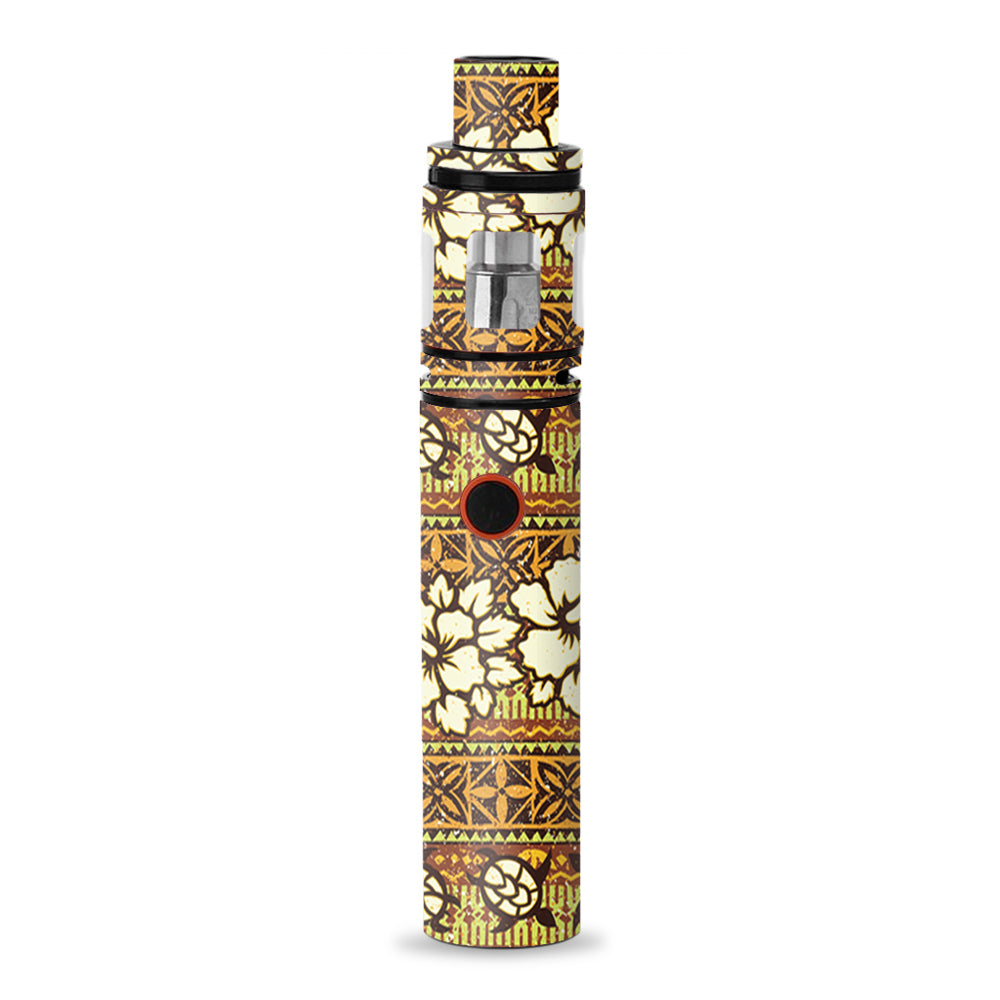  Hawaiian Hisbiscus Turtle Pattern Smok Stick V8 Skin