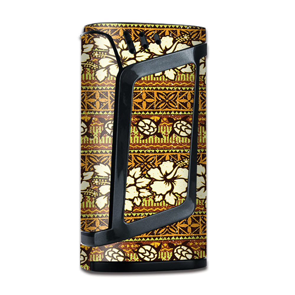  Hawaiian Hisbiscus Turtle Pattern Smok Alien Skin