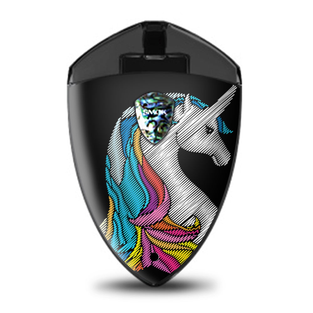  Colored Unicorn Abstract Smok Rolo Badge Skin