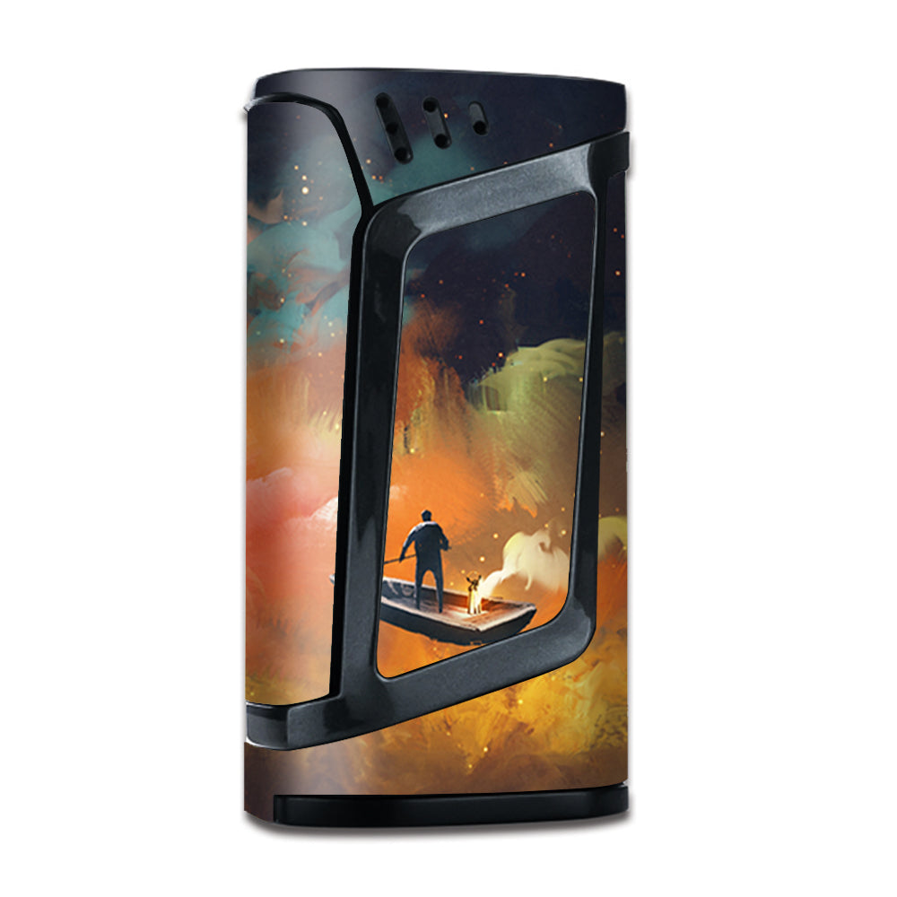  Orange Red Blue Galaxy Boat Smok Alien Skin