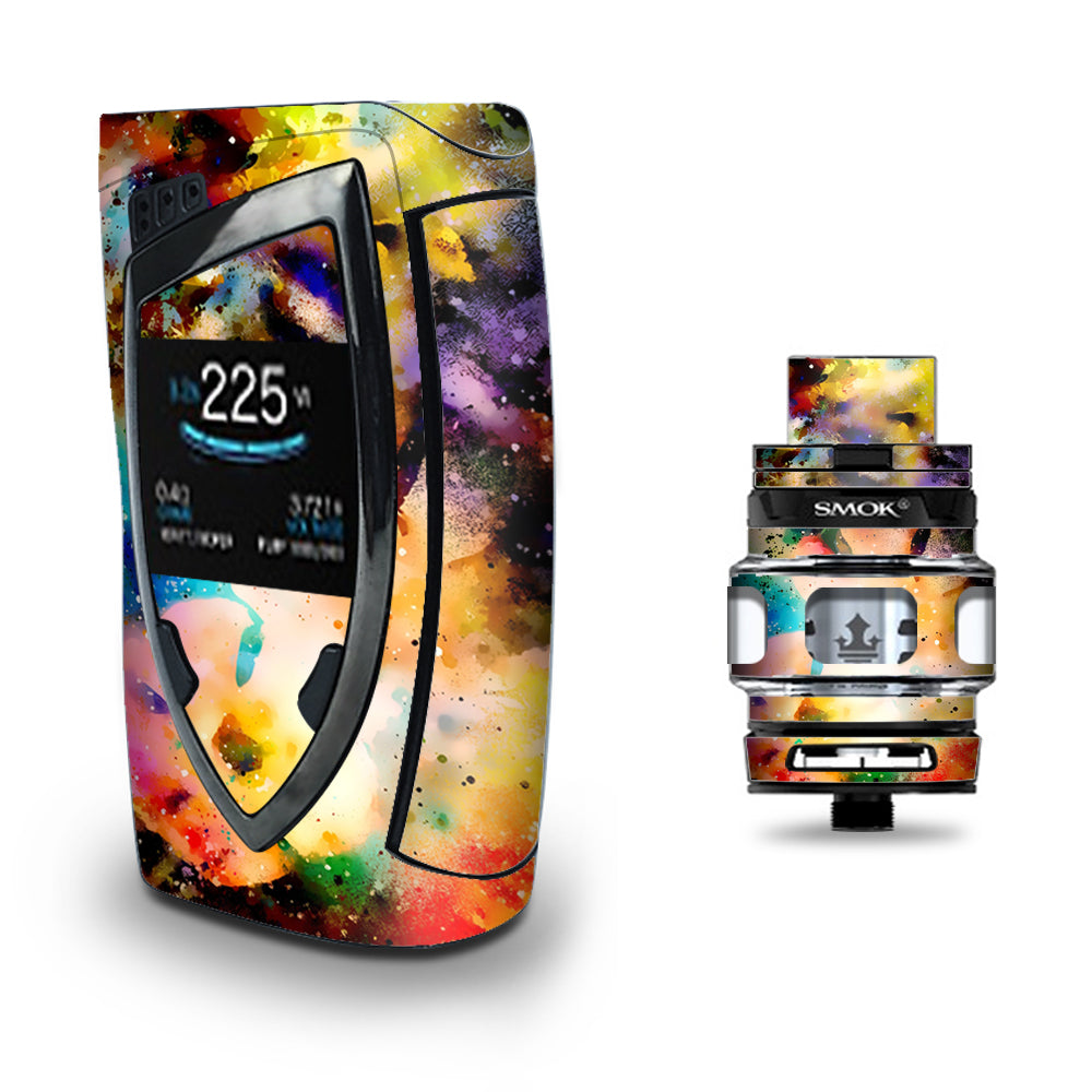  Paint Galaxy Abstract Multi Color Smok Devilkin kit Skin