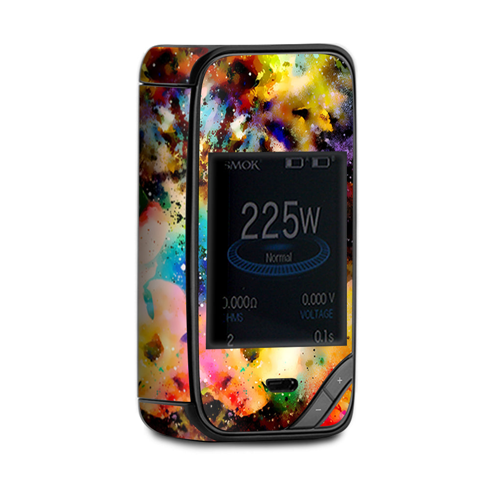  Paint Galaxy Abstract Multi Color Smok X-Priv Skin