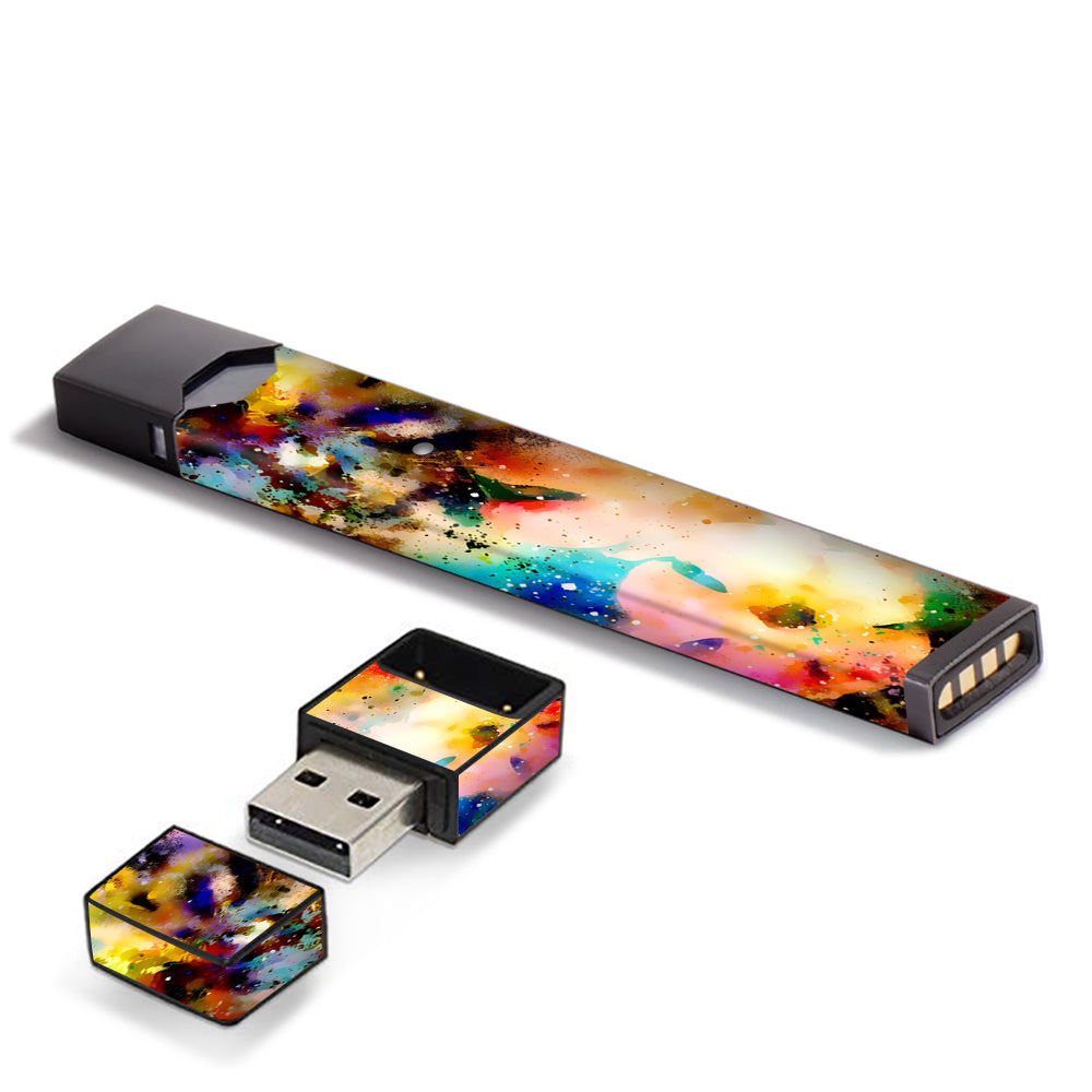  Paint Galaxy Abstract Multi Color  JUUL Skin
