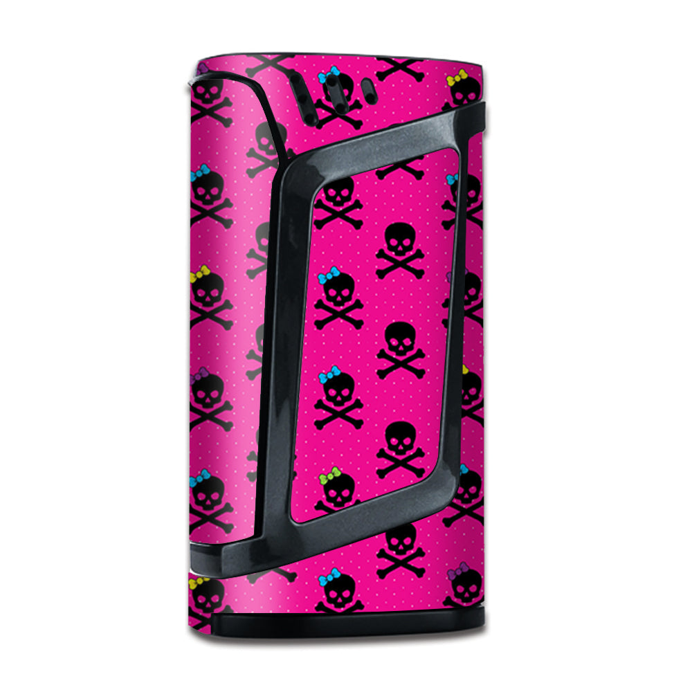  Girl Bow Skulls Feminine Pink  Smok Alien Skin