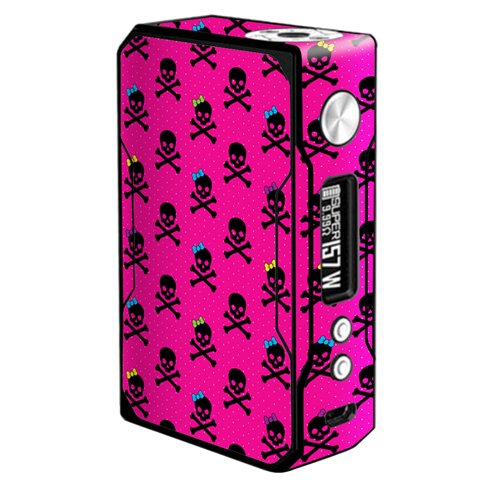  Girl Bow Skulls Feminine Pink  VooPoo  Drag Skin