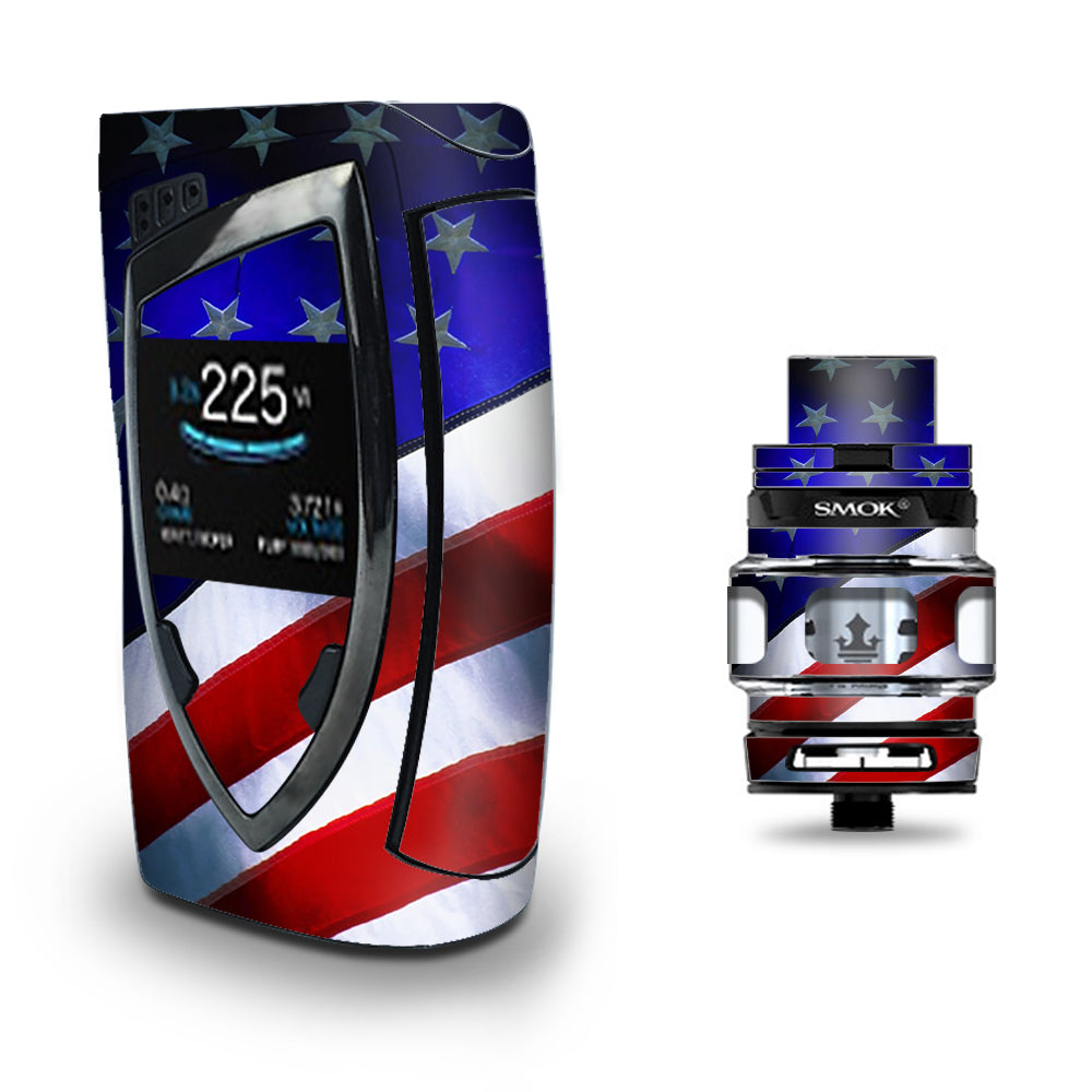  American Flag Waving Usa Pride Proud Smok Devilkin kit Skin