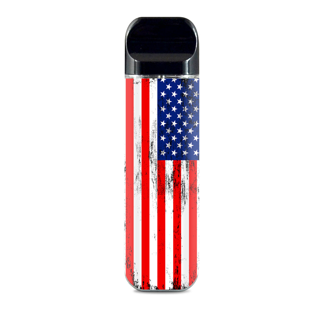 red and blue vape Skin Decals for Smok Novo Pod / american flag distressed white – 0-999mAh Choose Flavor:Maui QuikTrip | Convenience Store,