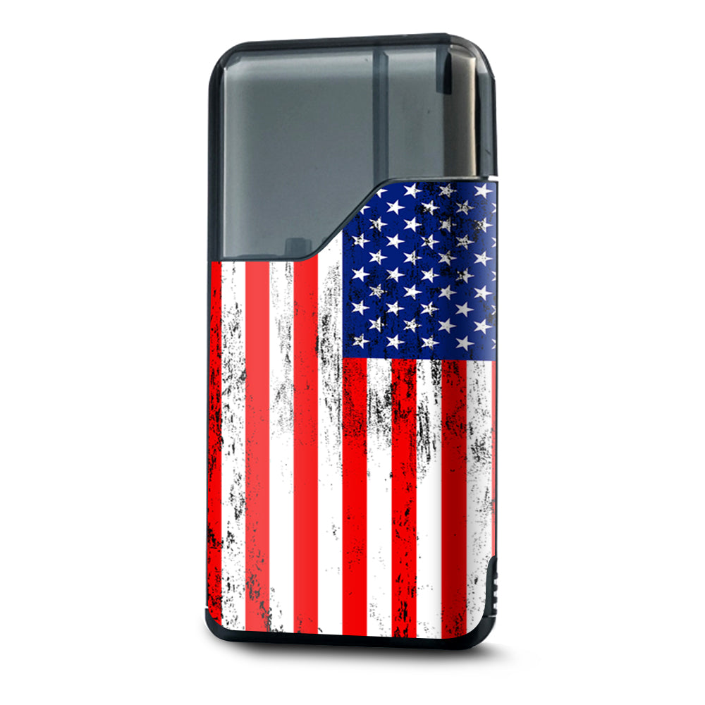  American Flag Distressed Red White Blue Suorin Drop Skin