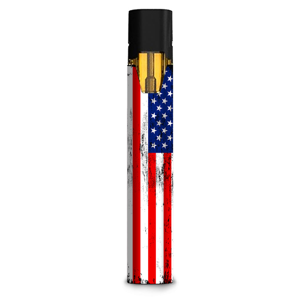  American Flag Distressed Red White Blue Stiiizy starter stick Skin