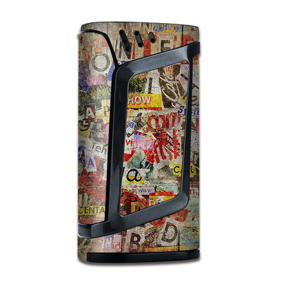  Grunge Poster Distressed Smok Alien Skin