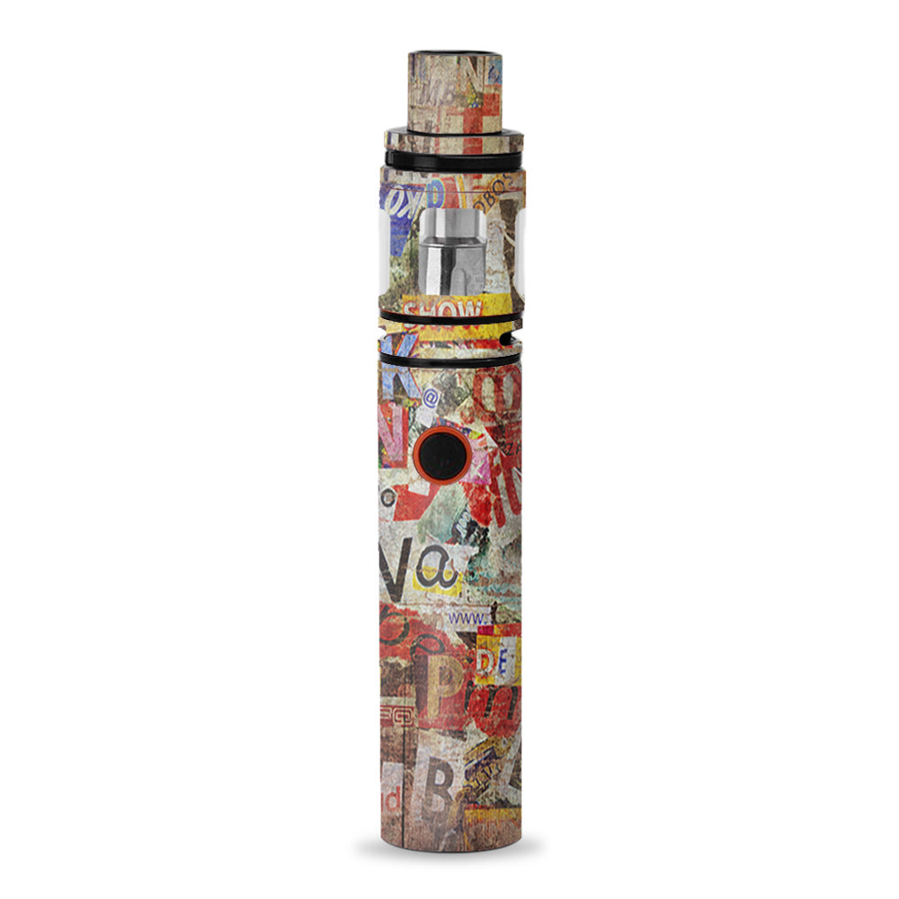  Grunge Poster Distressed Smok Stick V8 Skin