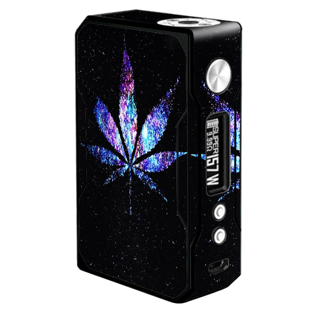  Pot Leaf Marijuana Cosmic Galaxy Outerspace VooPoo  Drag Skin