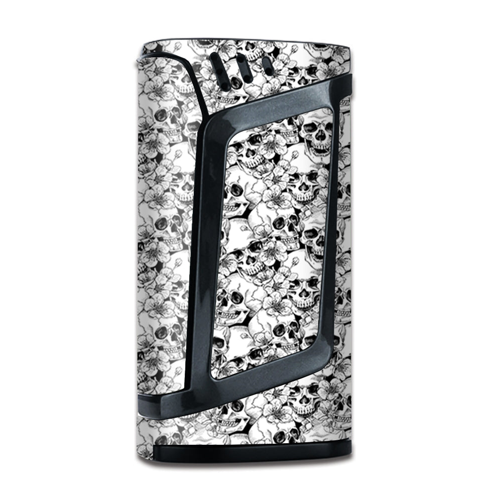  Black N White Skulls Smok Alien Skin