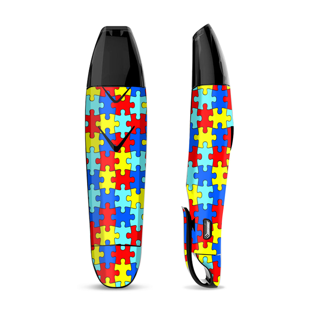  Colorful Puzzle Pieces Autism Suorin Vagon Skin