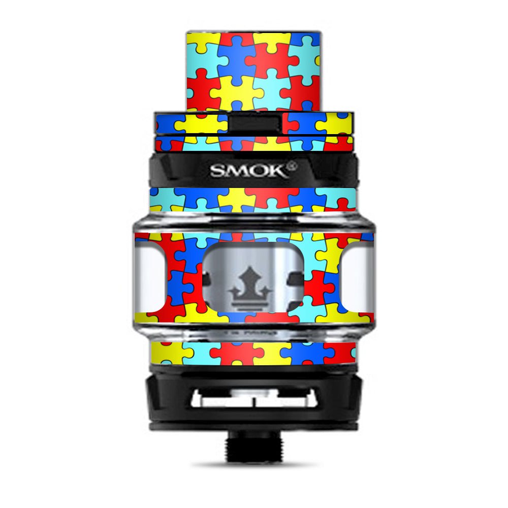  Colorful Puzzle Pieces Autism Smok Prince Tank Skin