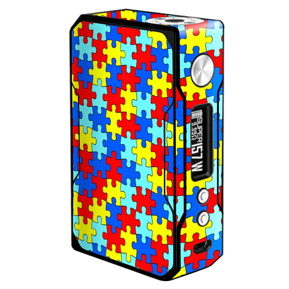  Colorful Puzzle Pieces Autism VooPoo  Drag Skin
