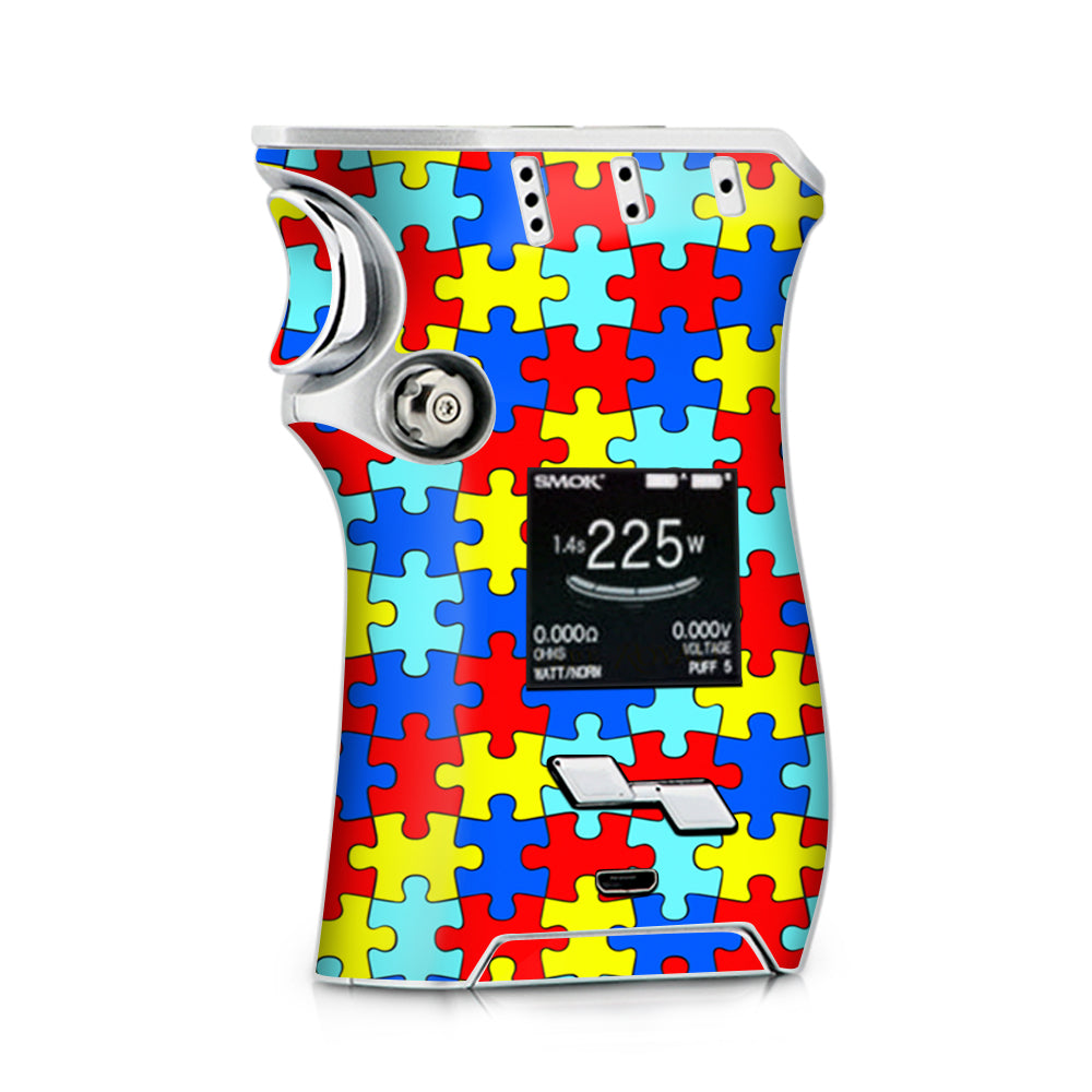  Colorful Puzzle Pieces Autism Smok Mag Skin