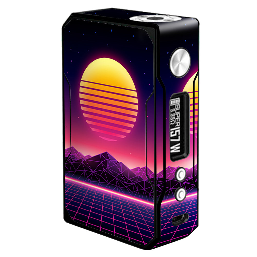  80S Techno Sunset VooPoo  Drag Skin