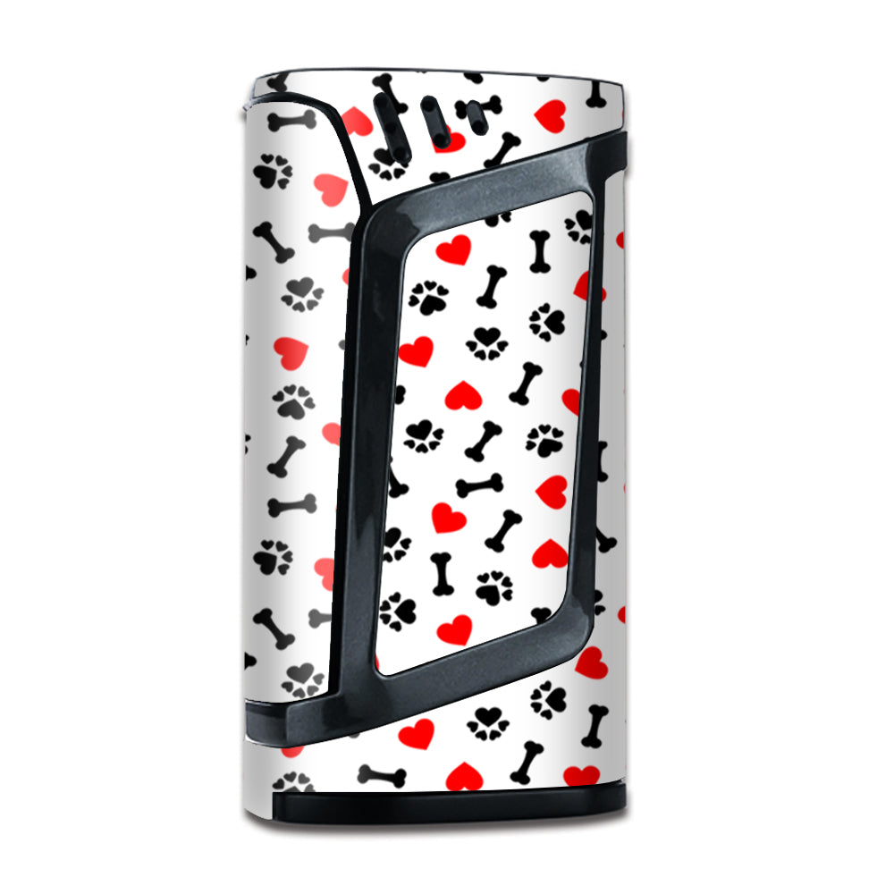  I Love Dogs Bones Paws Smok Alien Skin
