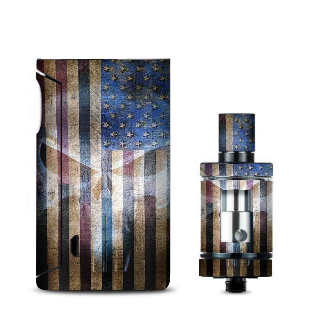  American Flag Ghost Punish Grunge Vaporesso Drizzle Fit Skin