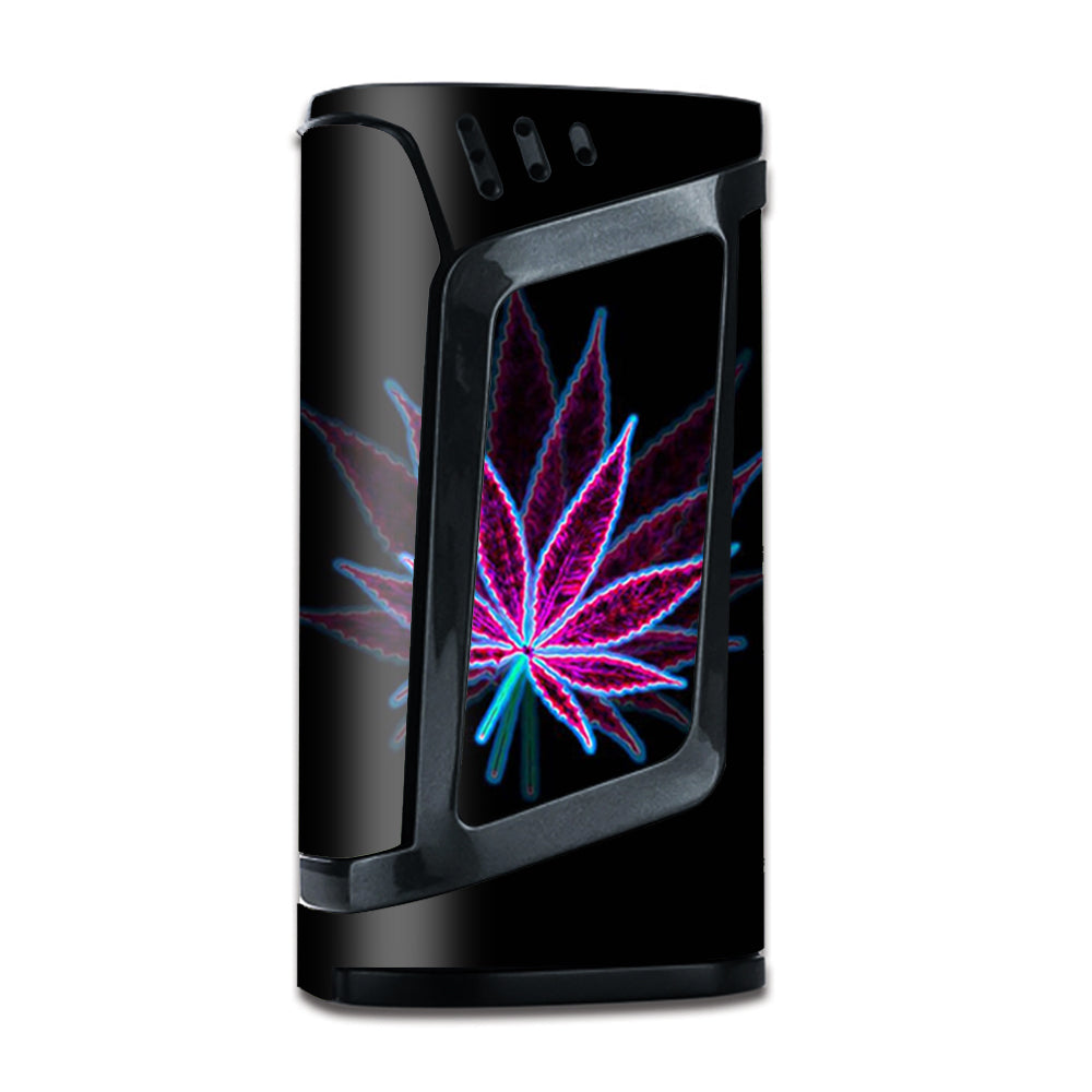  Pot Leaf Marijuana Psychedelic 3D Trippy Smok Alien Skin