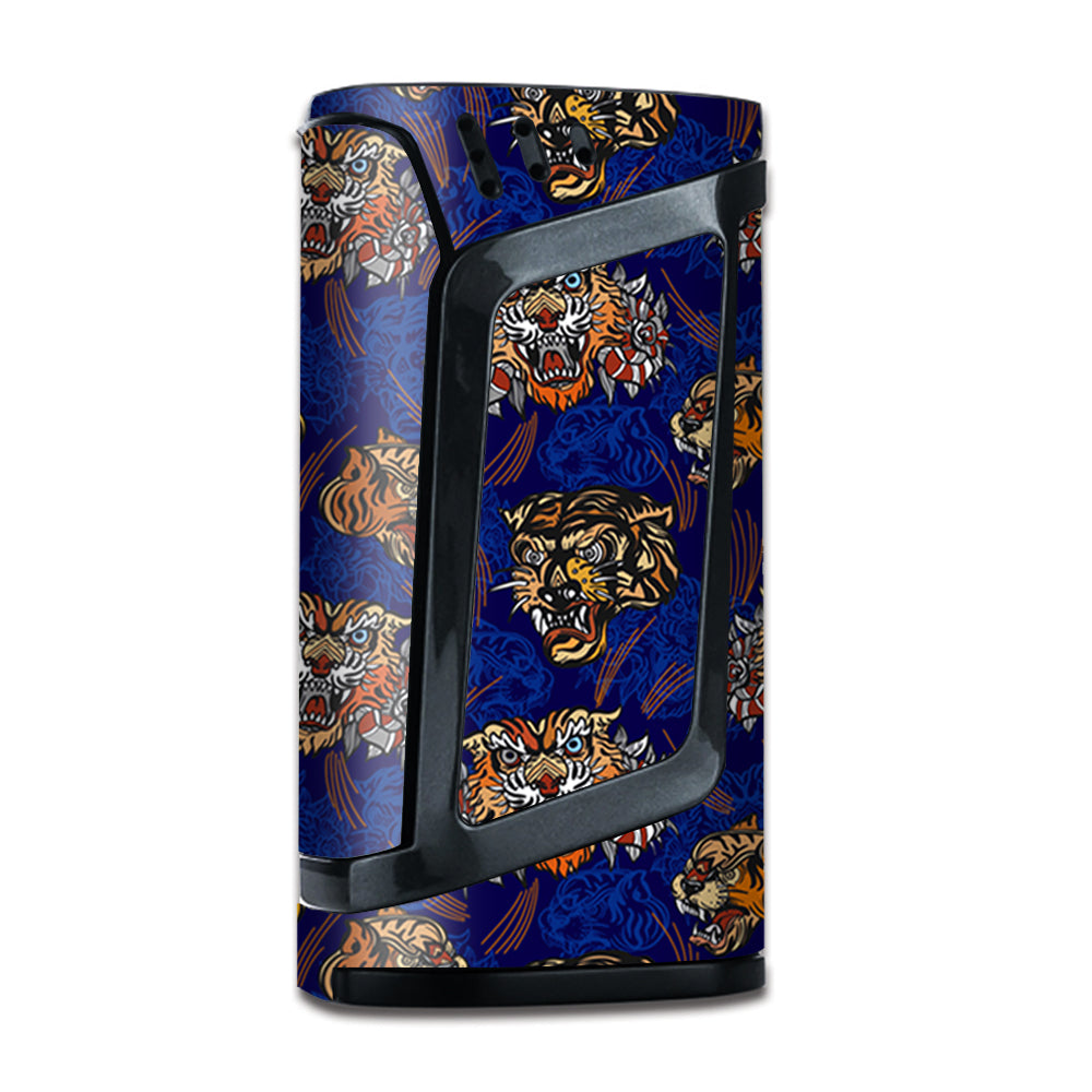  Tattoo Tigers Heads Roses Pattern Japanese  Smok Alien Skin