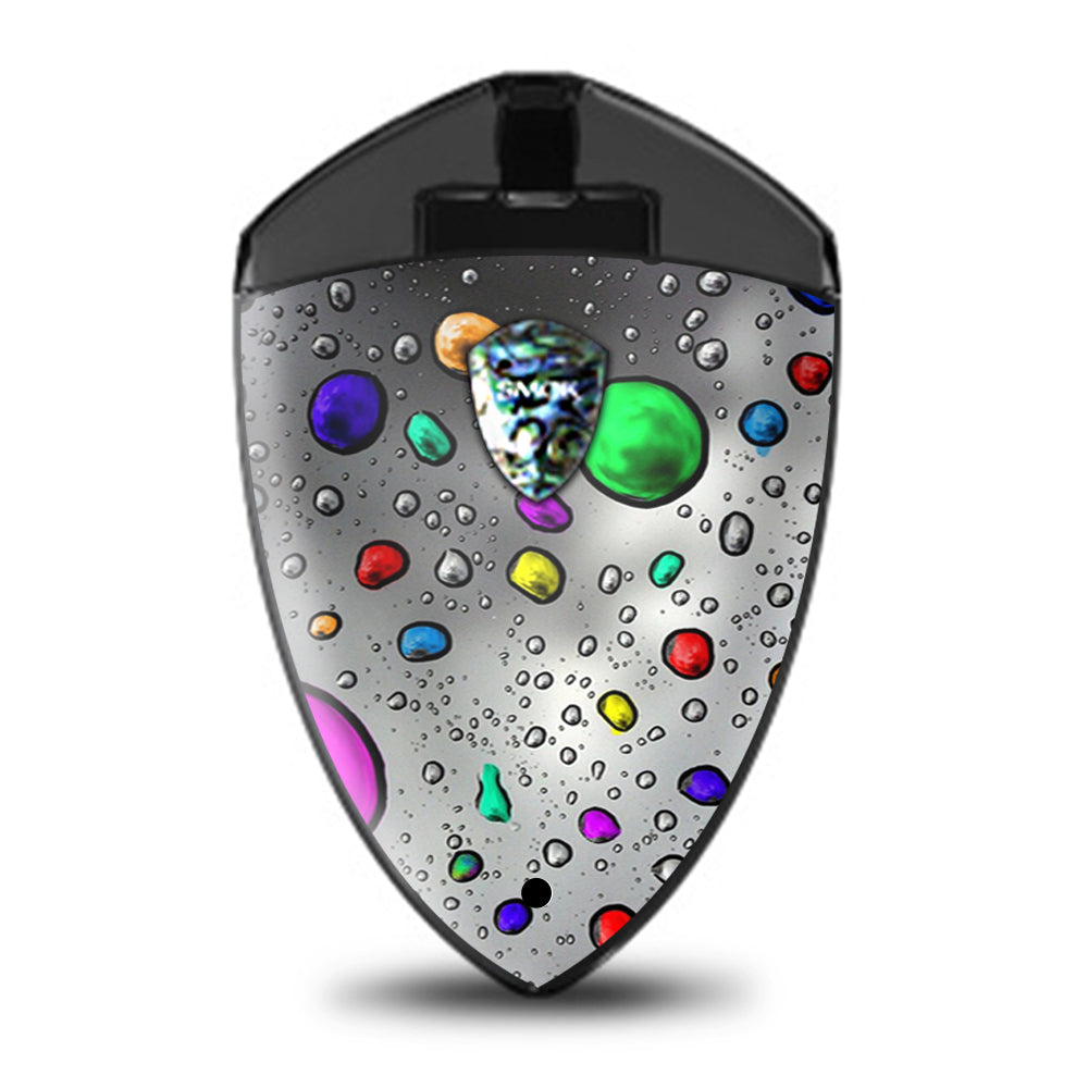 Skin Decal for Smok Rolo Badge Pod / colored rain drops 3d effect itsaskin.com Skin Decal for Smok Rolo Badge Pod / colored rain drops 3d effect itsaskin.com
