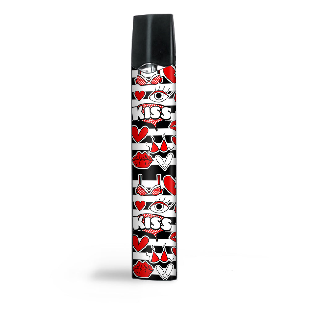  50S Retro Strips Lips Love Kiss  Smok Infinix Skin