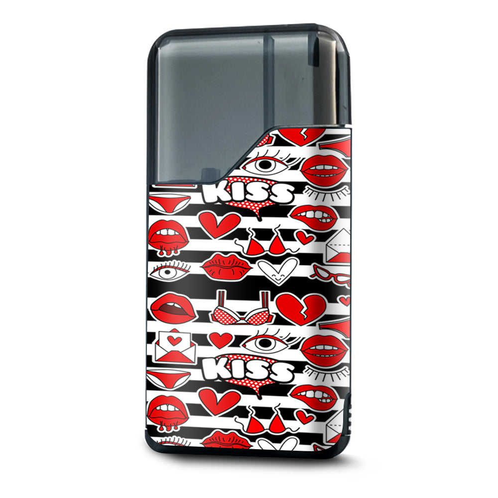  50S Retro Strips Lips Love Kiss  Suorin Drop Skin