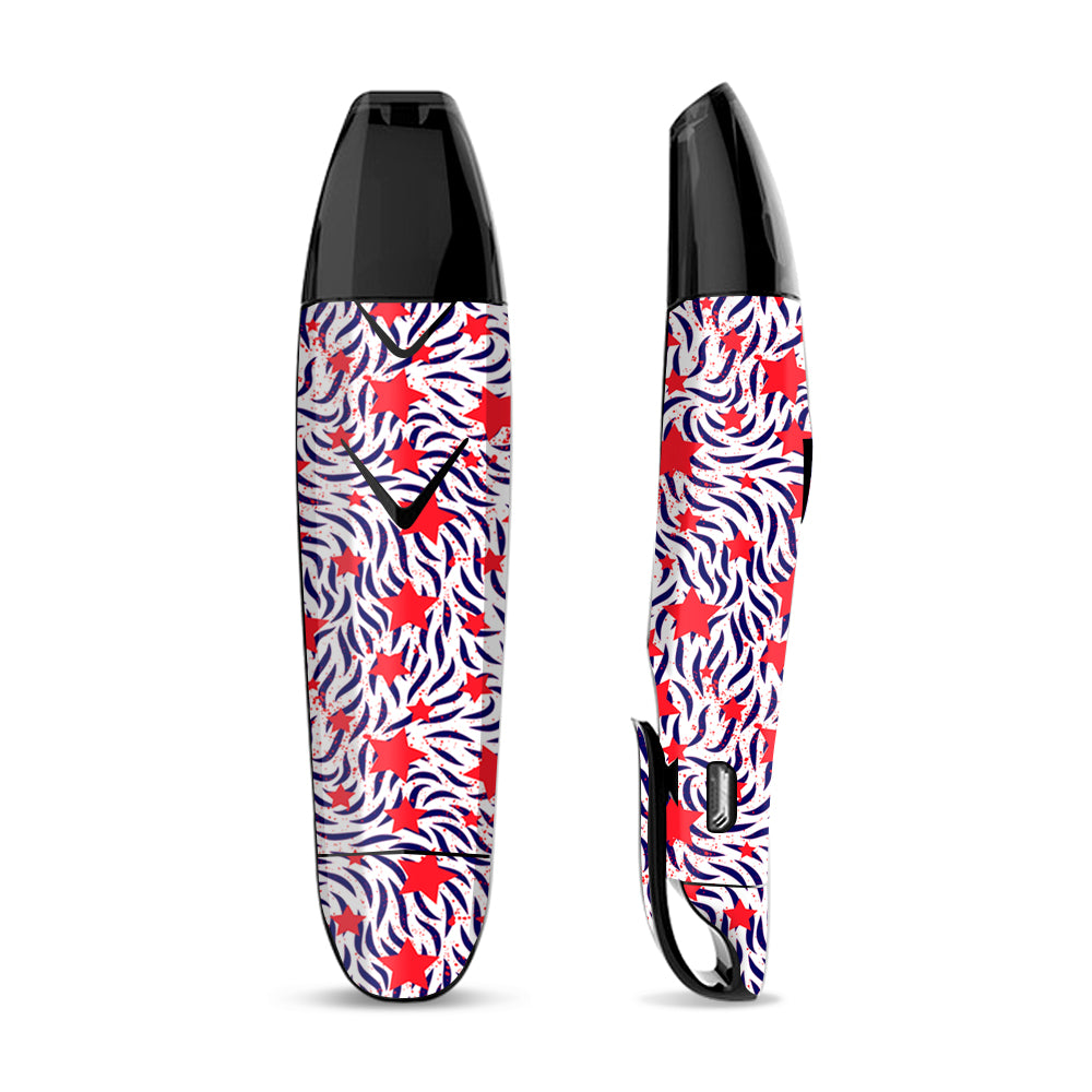  Red White Blue Stars Stripes Abstract Pattern Suorin Vagon Skin