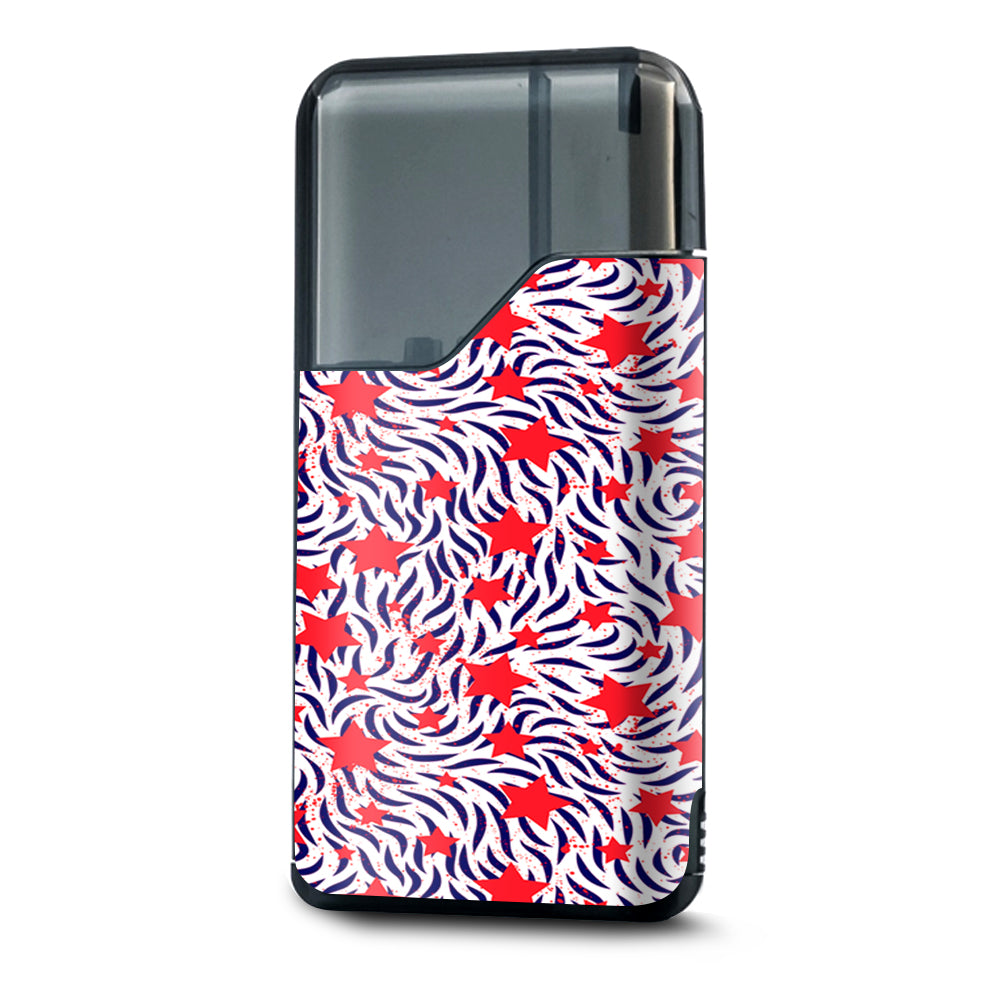  Red White Blue Stars Stripes Abstract Pattern Suorin Drop Skin