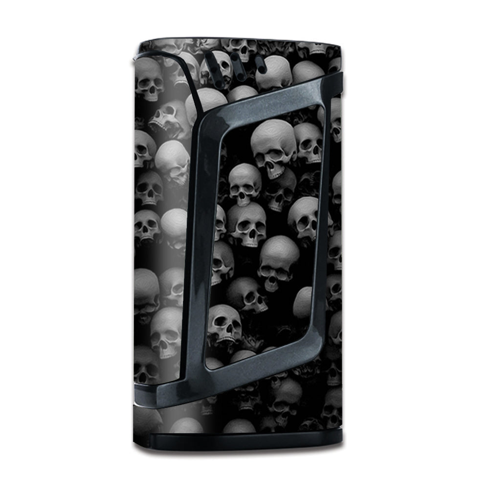  Black And White Skulls Stacked Smok Alien Skin