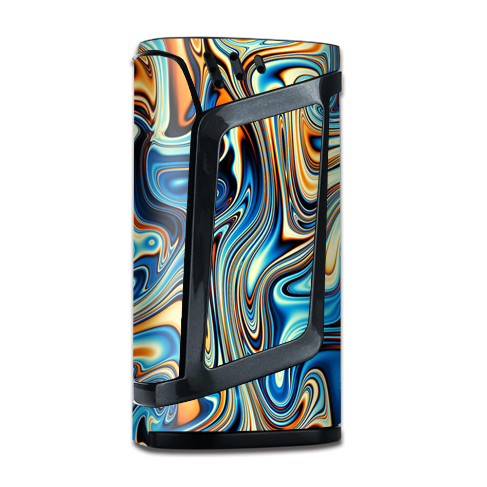  Blue Orange Psychadelic Oil Slick Smok Alien Skin