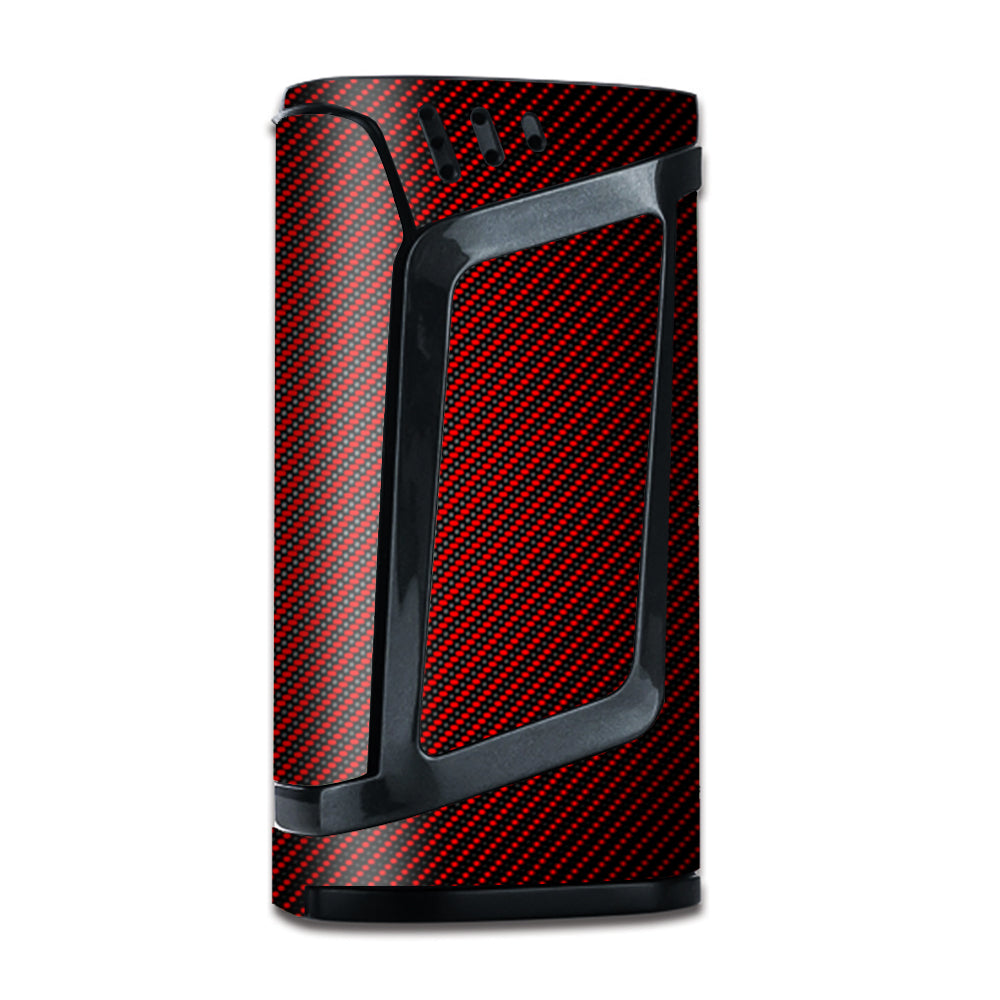  Red Black Carbon Fiber Weave Graphite 3D Smok Alien Skin