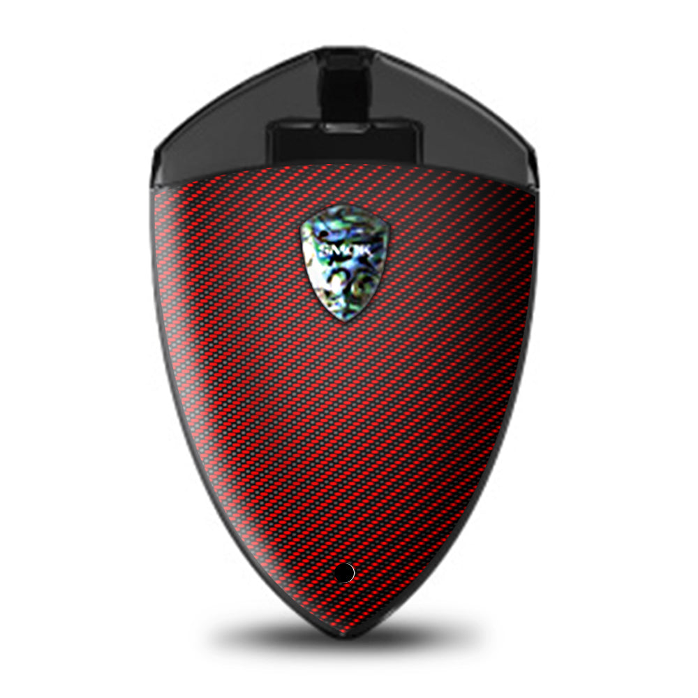 Red Black Carbon Fiber Weave Graphite 3D Smok Rolo Badge Skin Red Black Carbon Fiber Weave Graphite 3D Smok Rolo Badge Skin