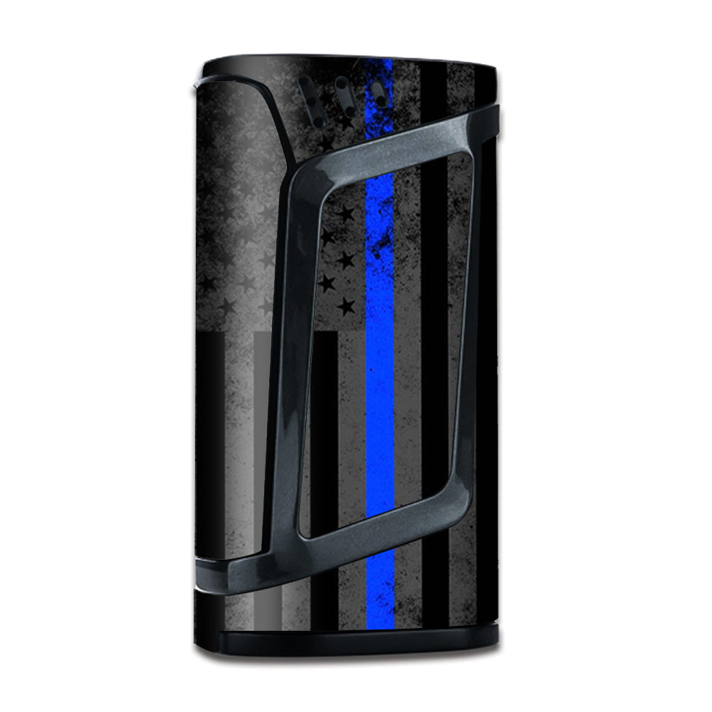  Thin Blue Line American Flag Distressed  Smok Alien Skin