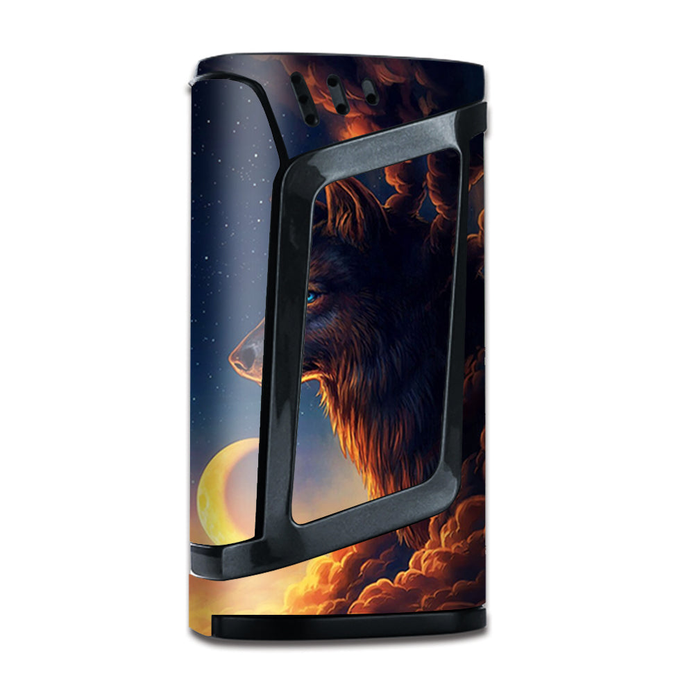  Wolf Clouds Moon Sky Smok Alien Skin