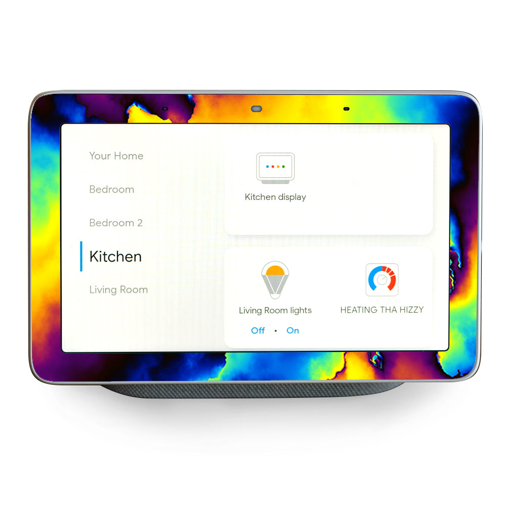 Bright Colorful Abstract  Google Home Hub Skin