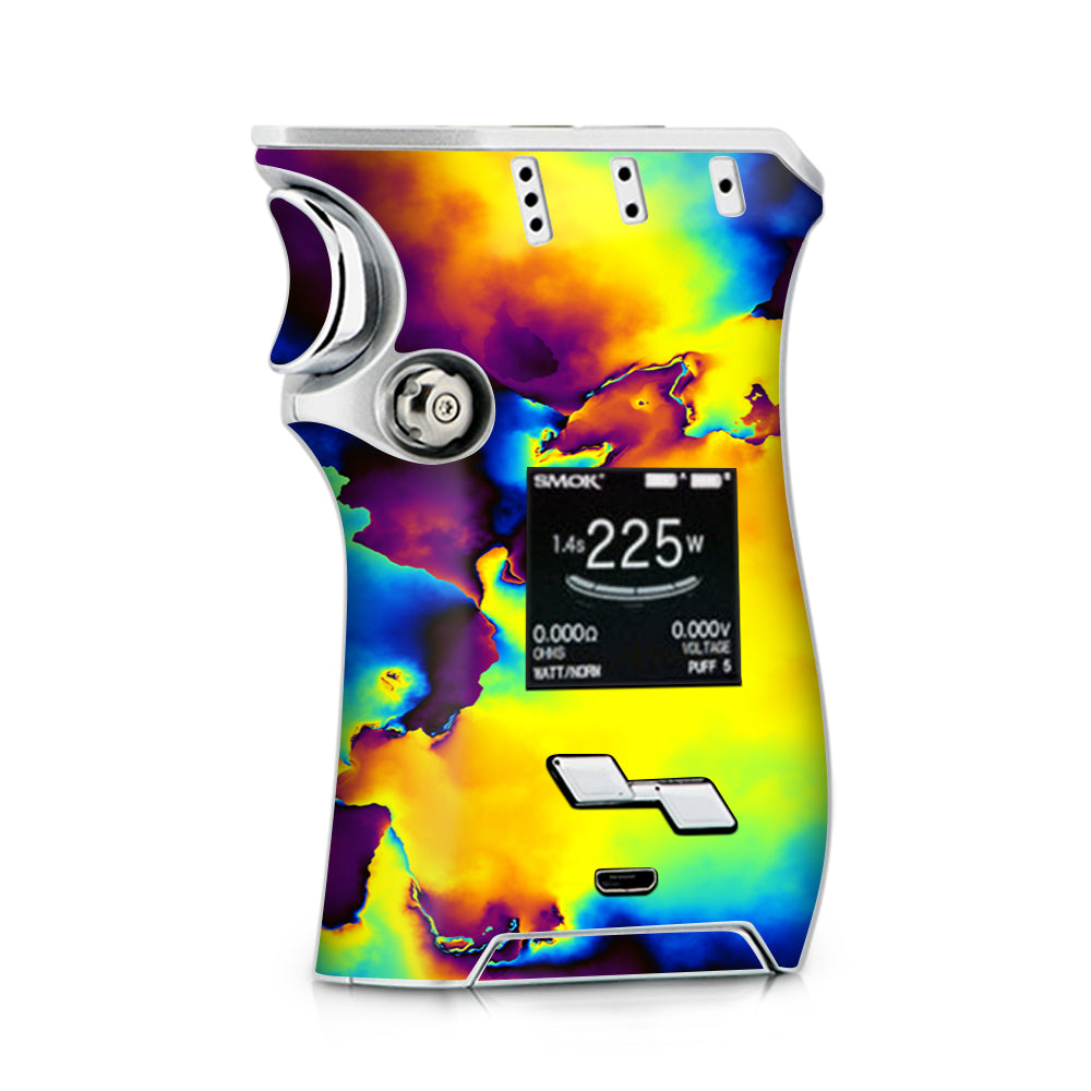  Bright Colorful Abstract Swirl Smok Mag Skin