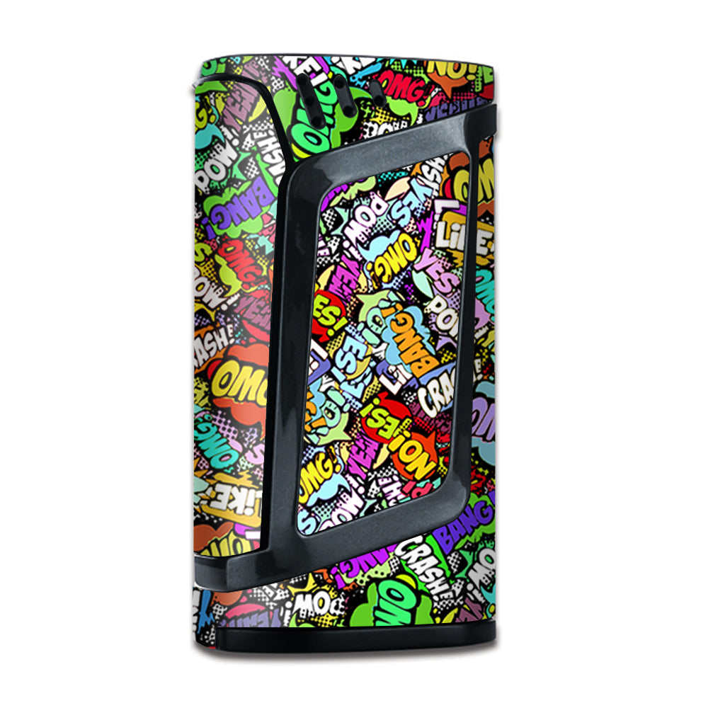  Pow Bang Omg Like Stickerlap Sticker Bomb Smok Alien Skin
