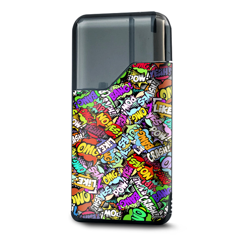  Pow Bang Omg Like Stickerlap Sticker Bomb Suorin Drop Skin