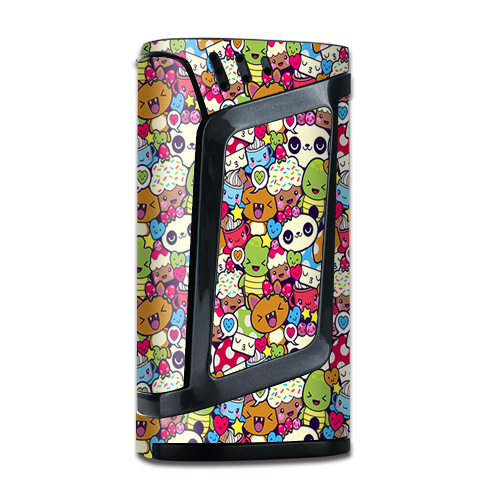  Panda Anime Cartoon Stickerslap Smok Alien Skin