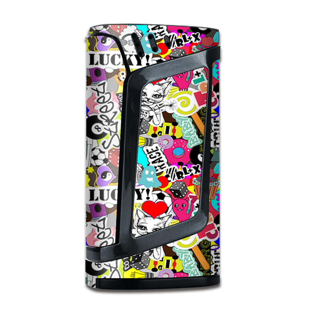 Art Lucky Stickerslap Smok Alien Skin