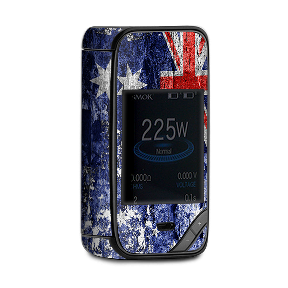  Flag Australia Grunge Distressed Country Smok X-Priv Skin