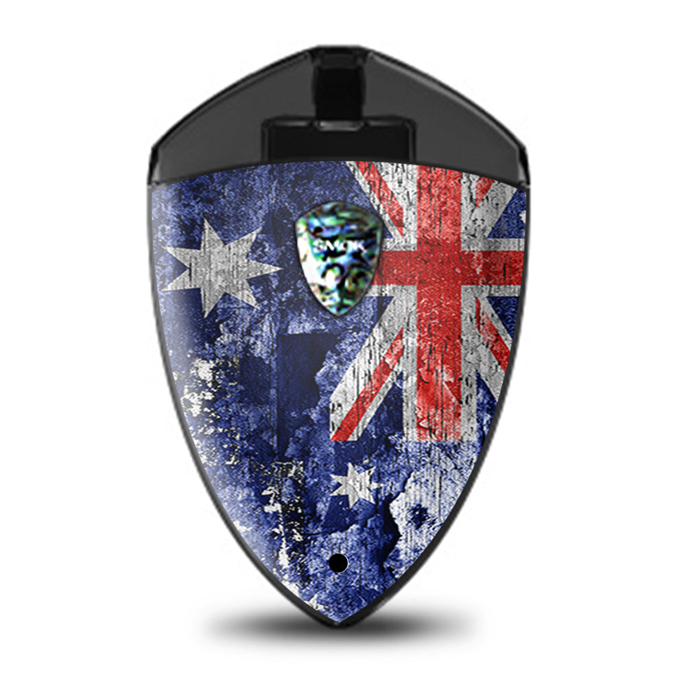  Flag Australia Grunge Distressed Country Smok Rolo Badge Skin
