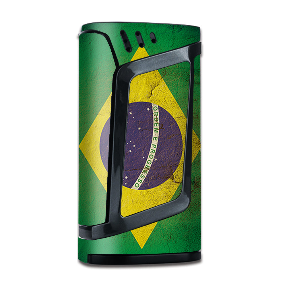  Flag Brazil Grunge Distressed Country Smok Alien Skin