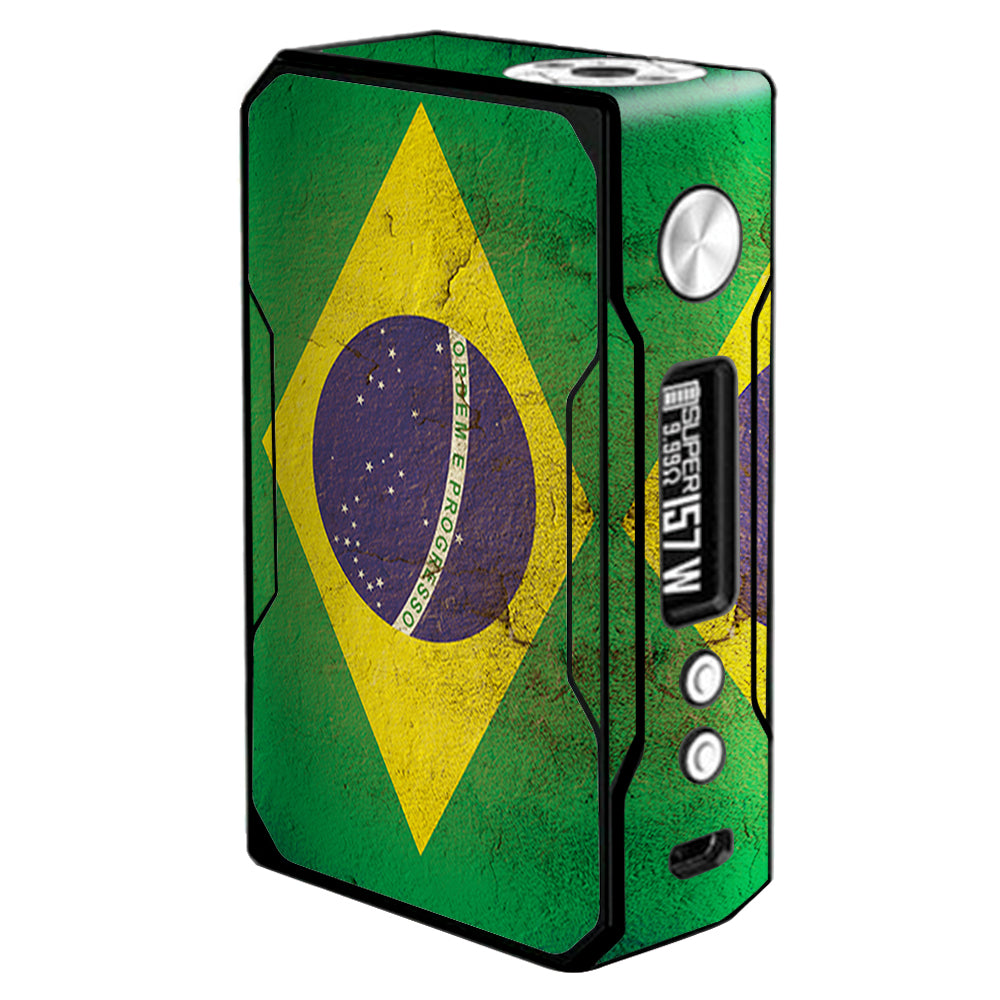  Flag Brazil Grunge Distressed Country VooPoo  Drag Skin