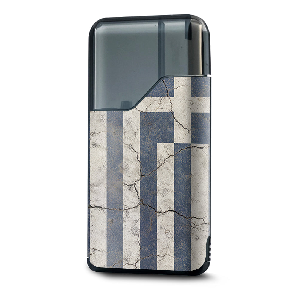  Flag Greece Grunge Distressed Country Suorin Drop Skin