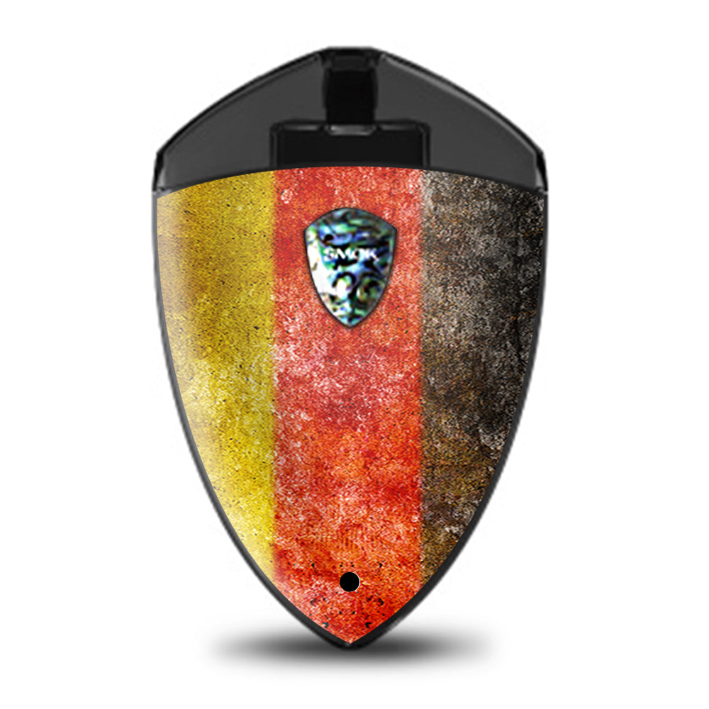  Flag Germany Grunge Distressed Country Smok Rolo Badge Skin